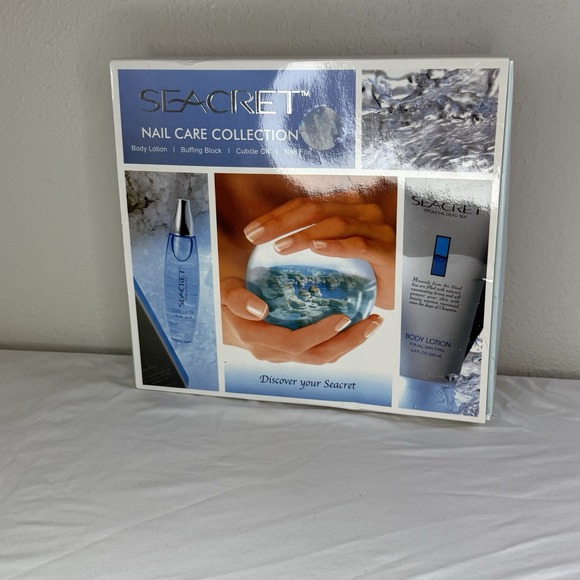 SEACRET Nail Care Collection Kit: Cucumber & Melon / 4-Piece Spa Set (NEW) - Picture 10 of 10